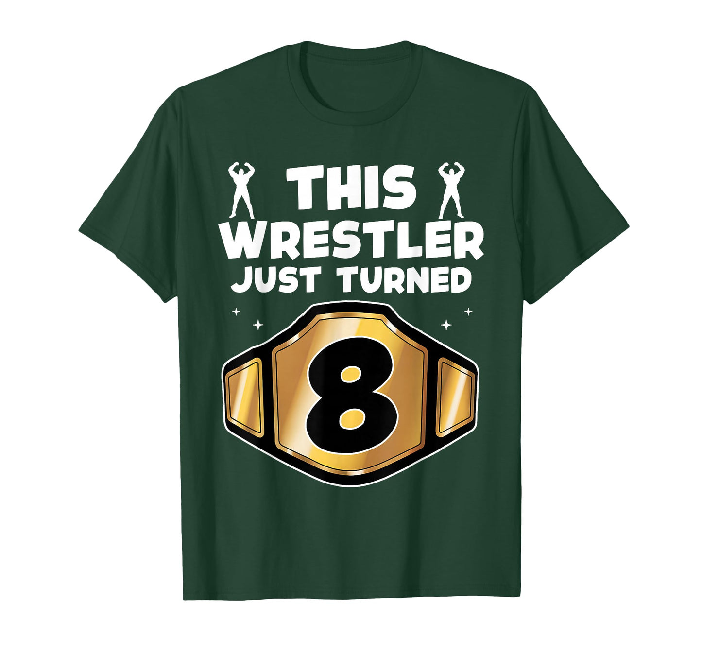 8th Wrestling Birthday This Wrestler Just Turned 8 Boys T-Shirt