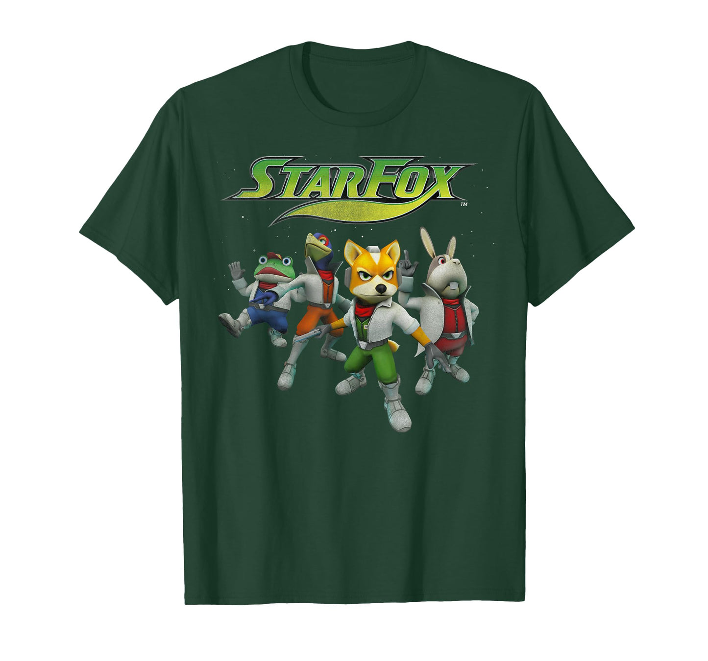 Nintendo Star Fox Retro Group Shot T-Shirt