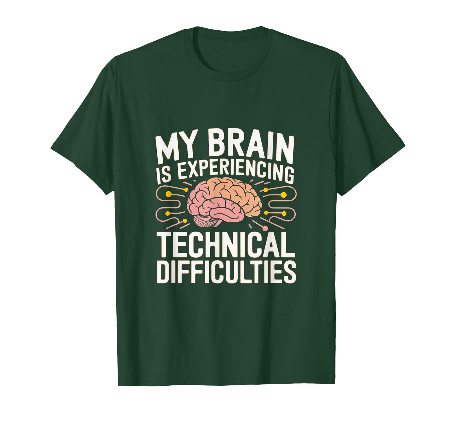 Funny Parkinson's Disease Patient Quote My Brain T-Shirt