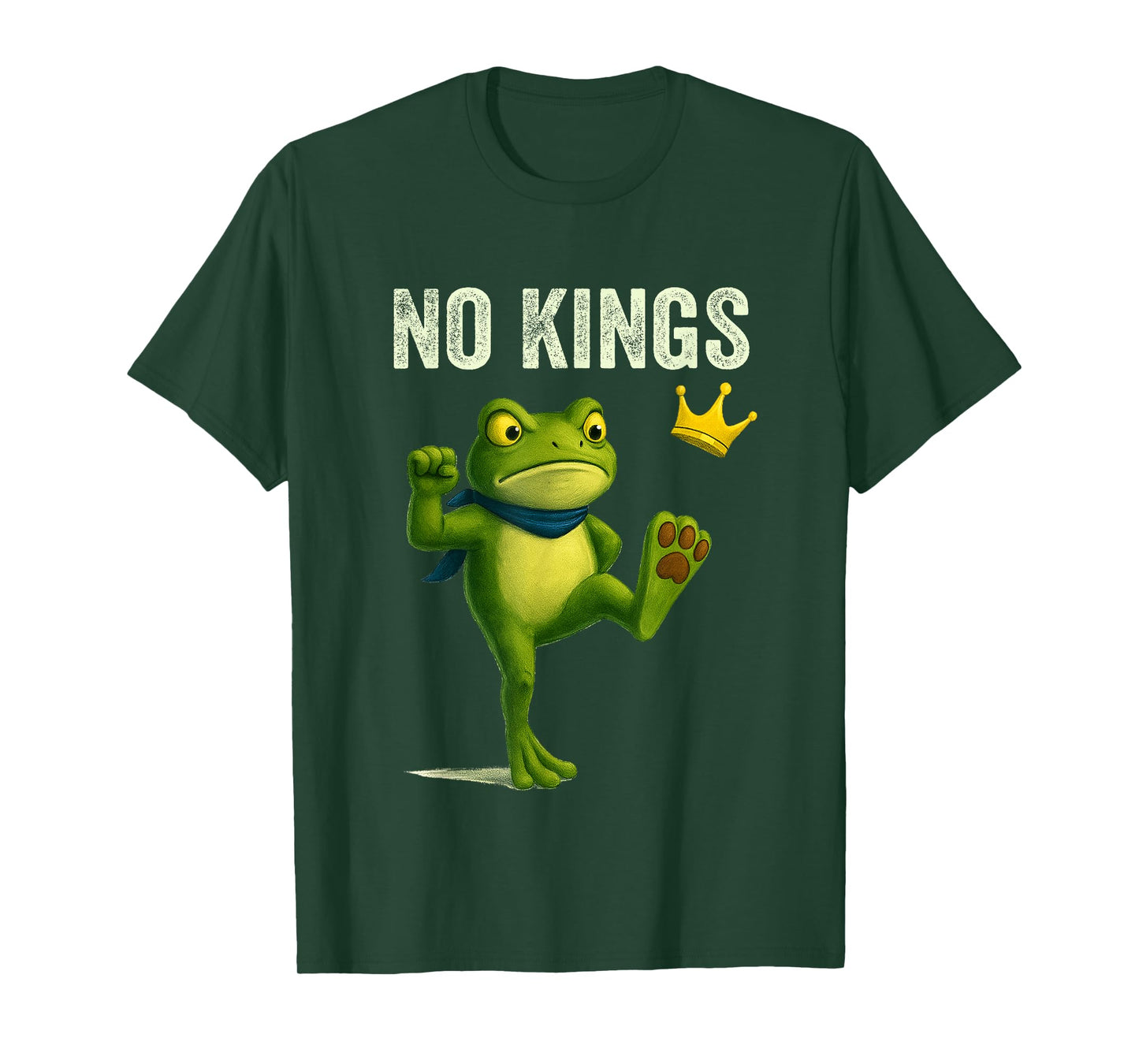 No Kings Portland Frog Resist Frog Protest T-Shirt