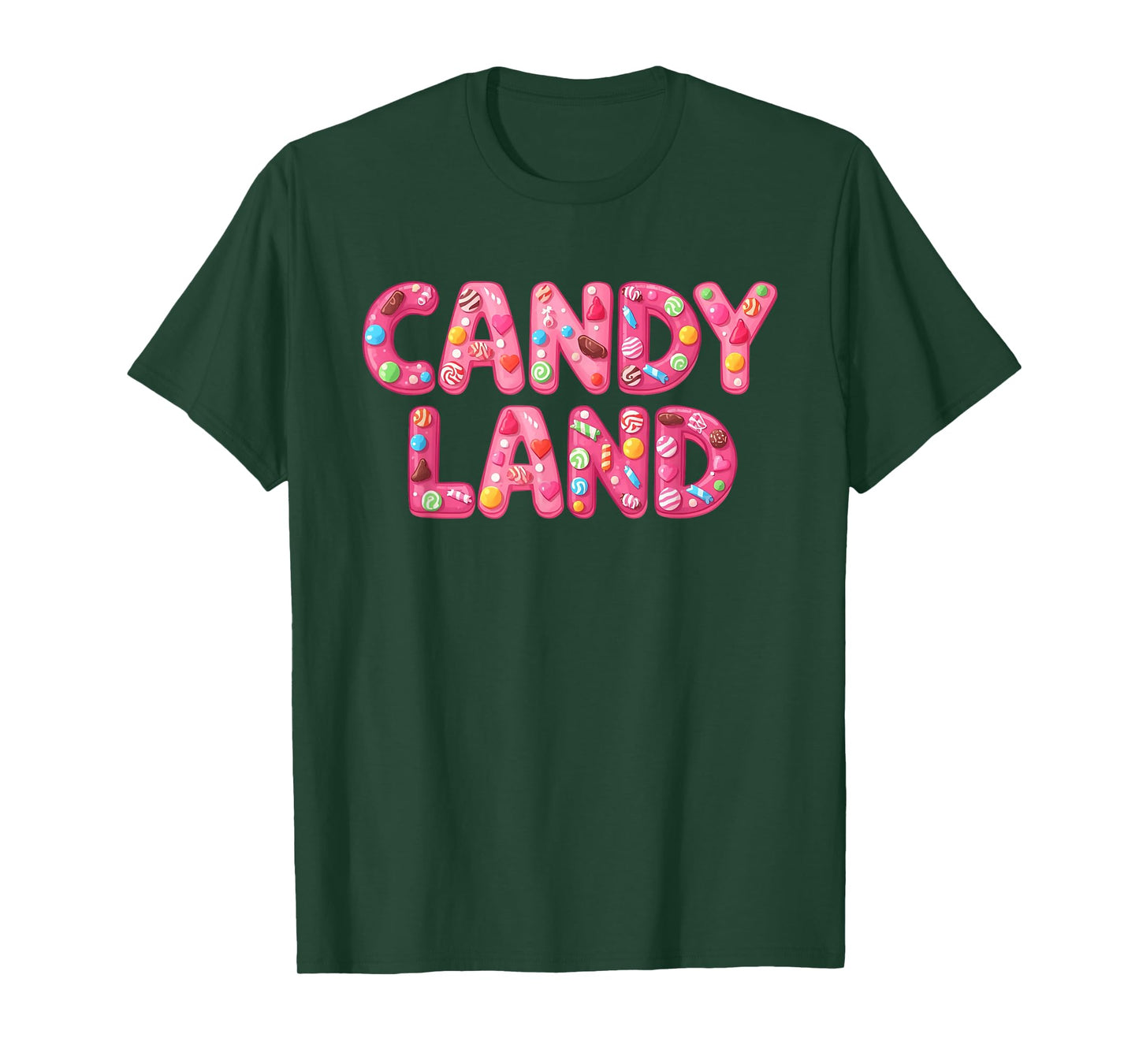 Candy Land Retro Logo Cute Candys T-Shirt