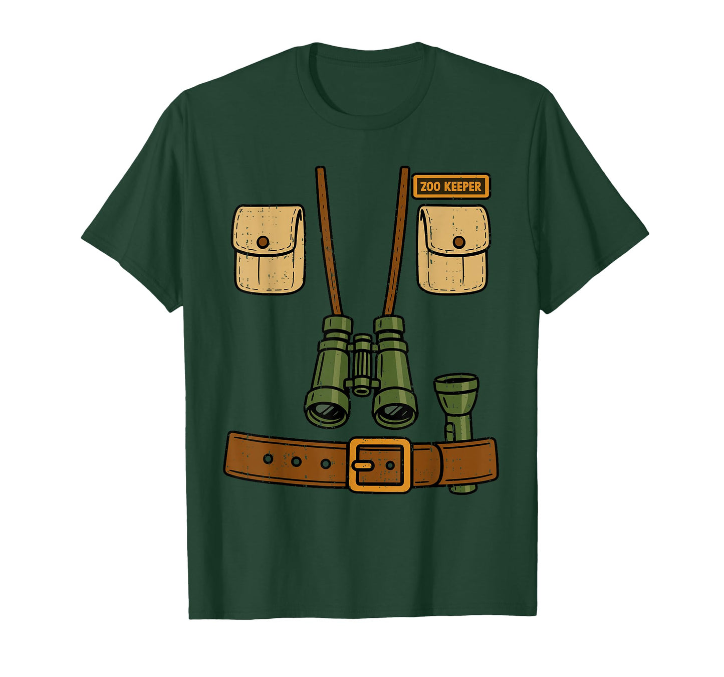 Zoo Keeper Jungle Safari Explorer Halloween Costume Animal T-Shirt