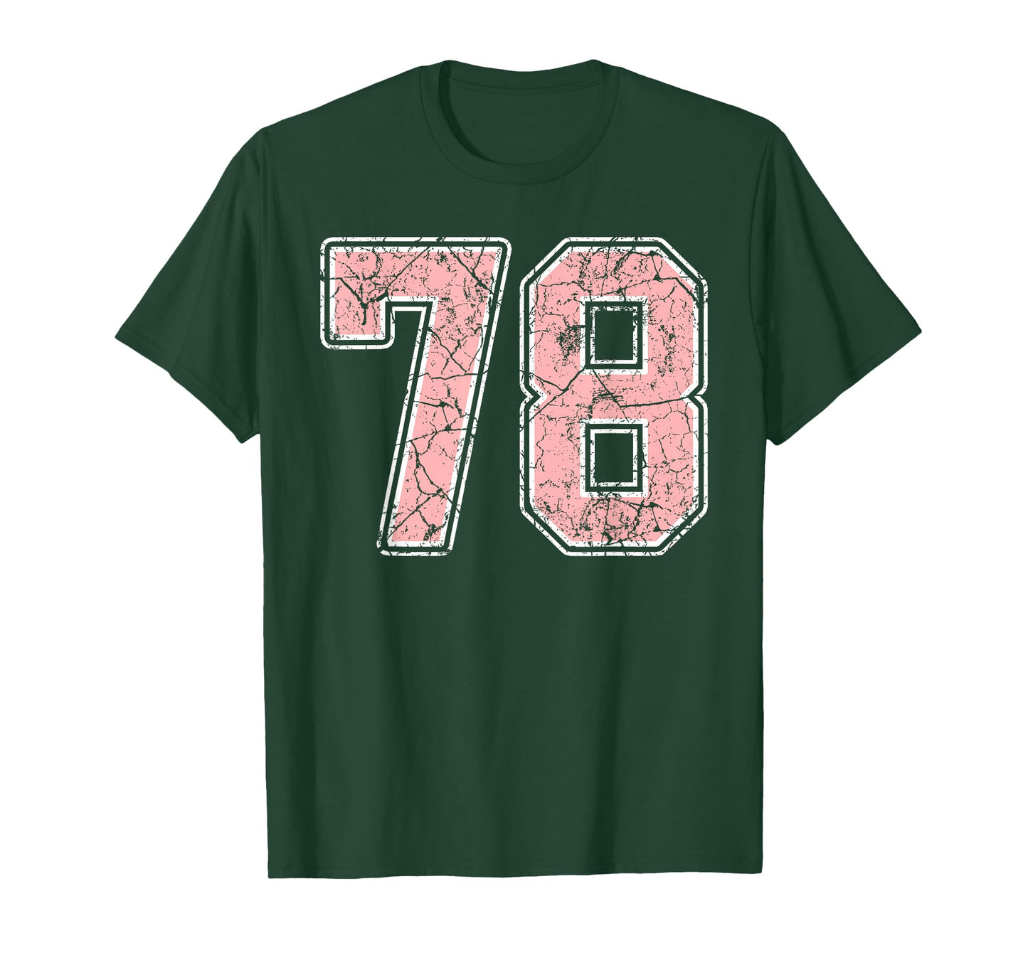 Pink and White Number 78 Jersey Player Uniform #78 Fan T-Shirt