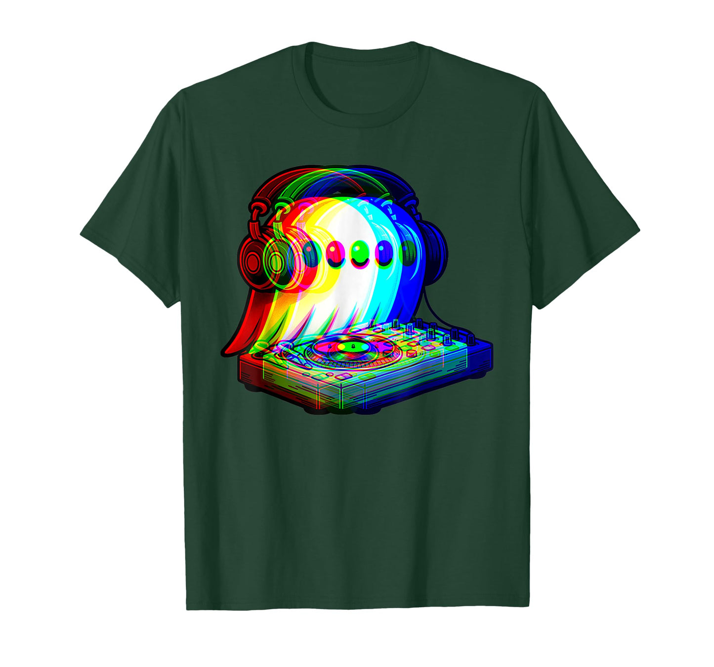 house music ghost Halloween Techno Rave Halloween Party T-Shirt