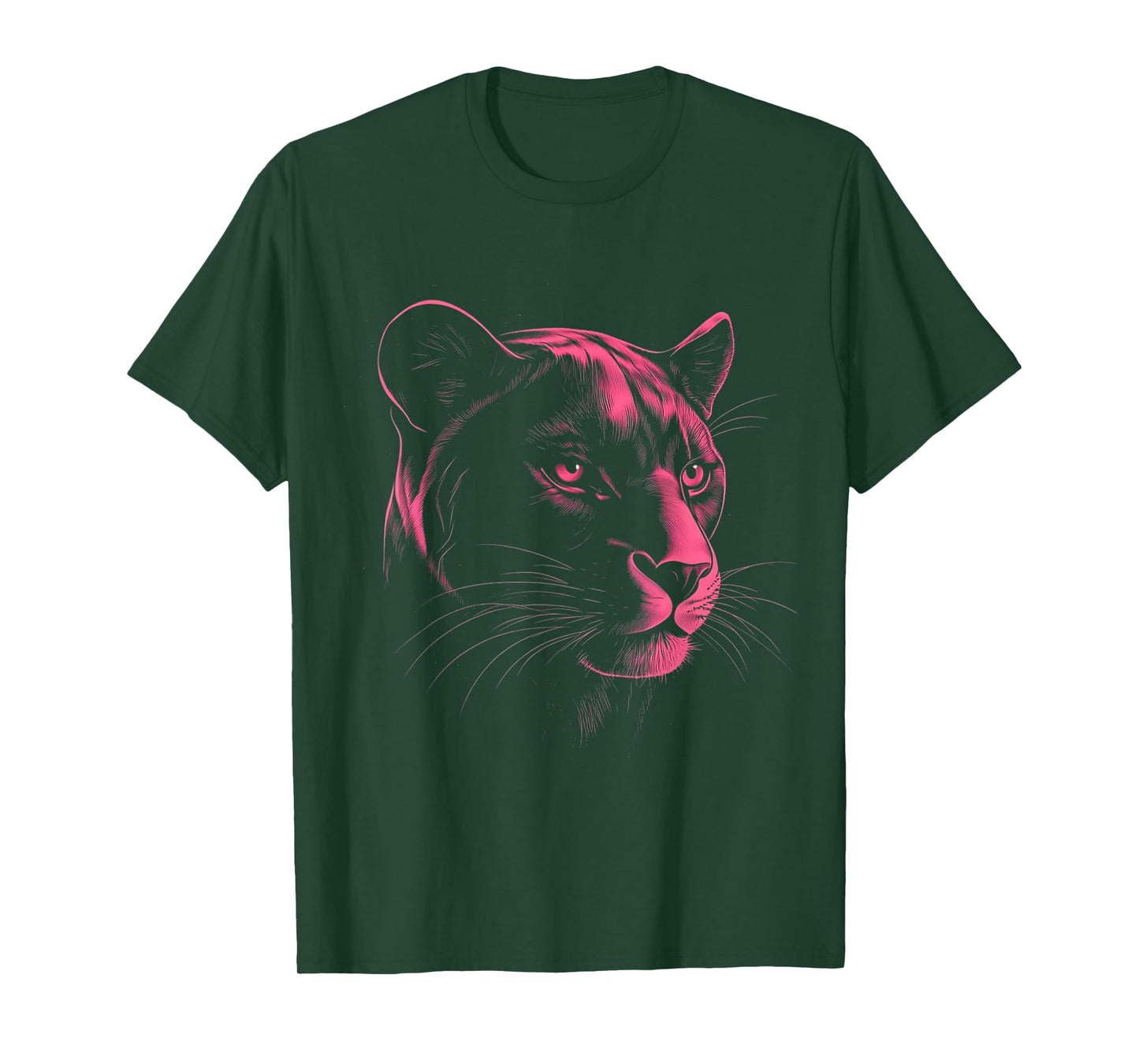 Pink Design Panther Black T-Shirt