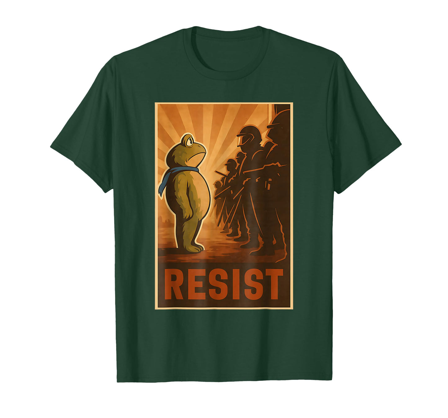 Portland Frog Protest Shirt Funny Portland Frog Protest T-Shirt