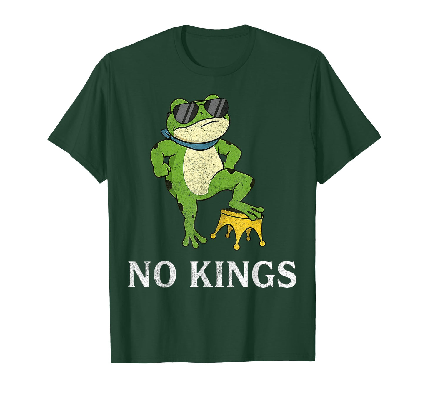 Freedom Portland Frog Resist No Kings T-Shirt