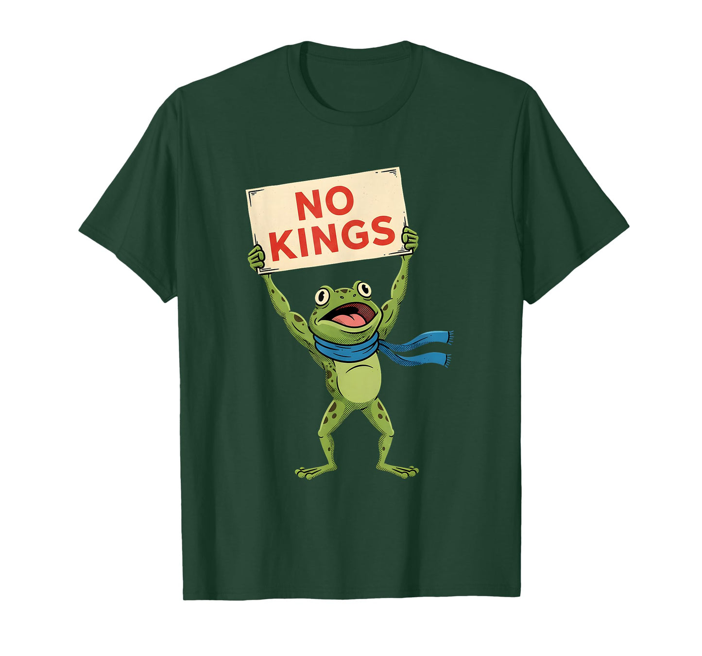 Frog Protest No Kings in America Democracy Patriotic Frog T-Shirt