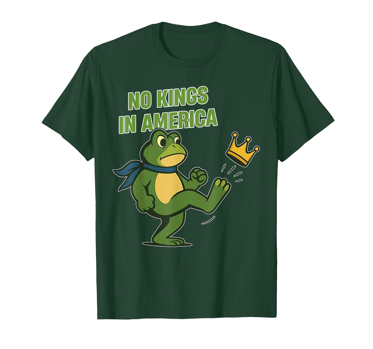 Frogs Against Fascism No Kings Men Women T-Shirt