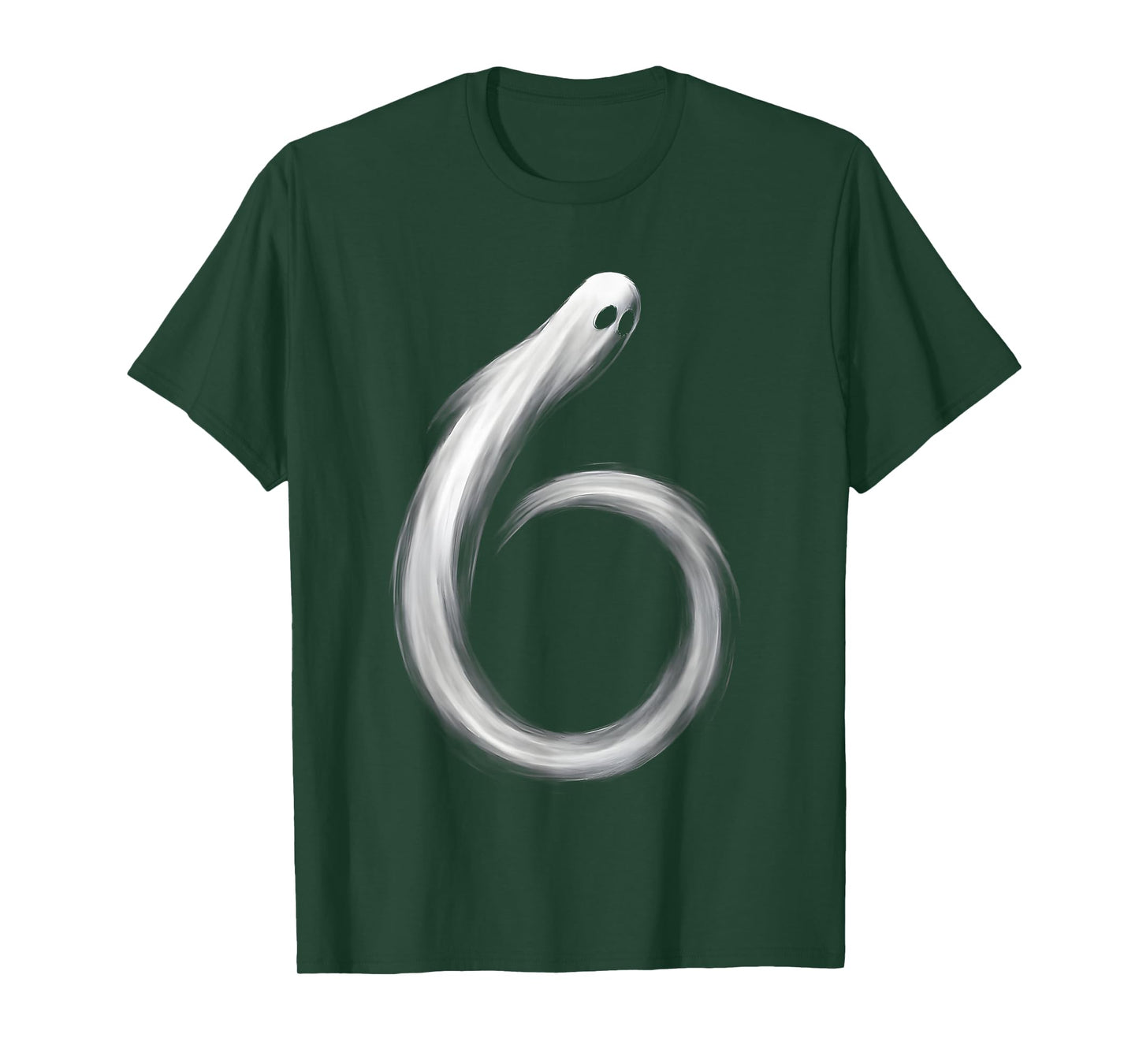 Number 6 Ghost Funny Six Seven 67 Halloween Meme T-Shirt