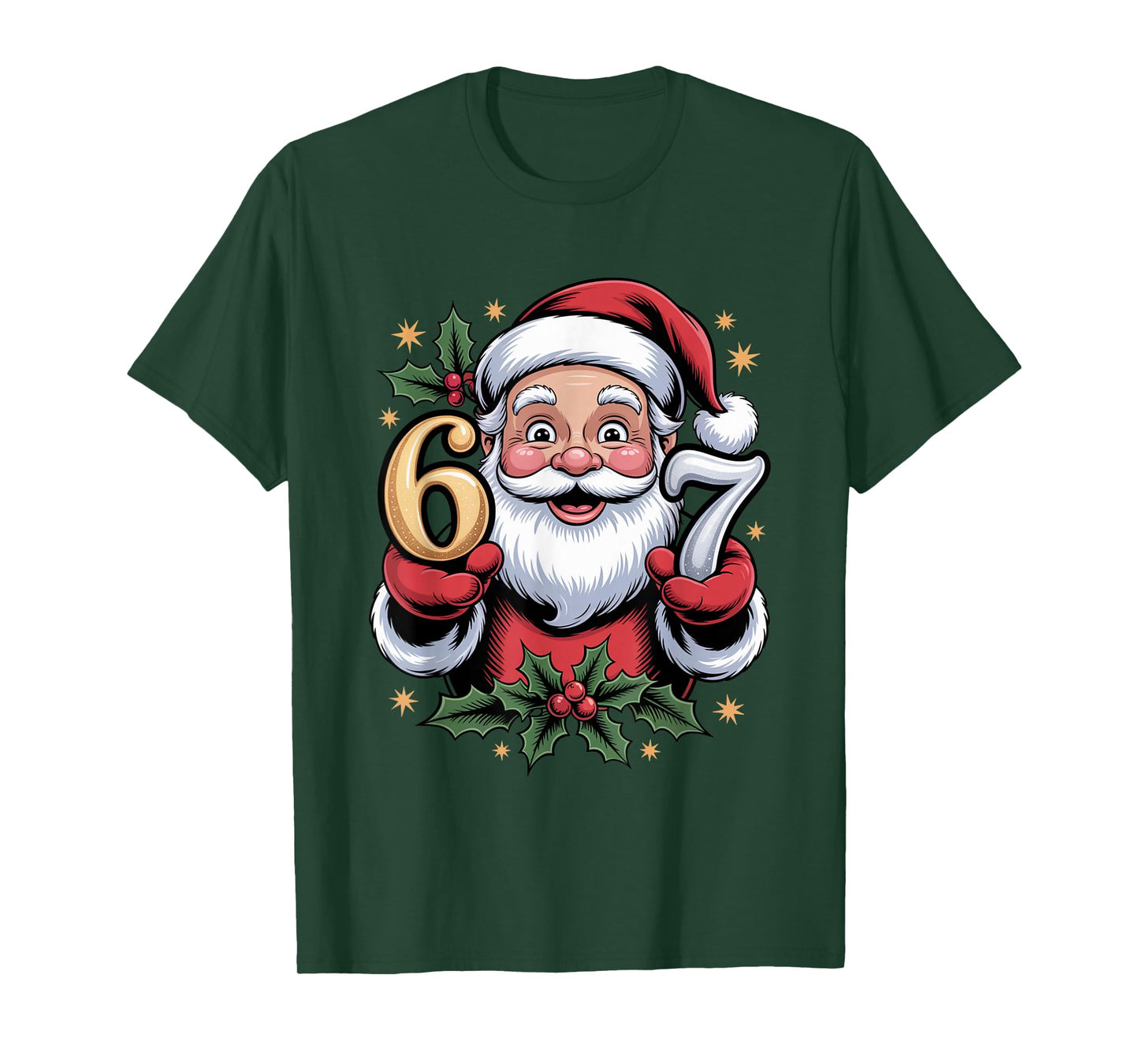 Christmas 67 Funny Xmas Six Seven Ugly Sweater 6-7 T-Shirt