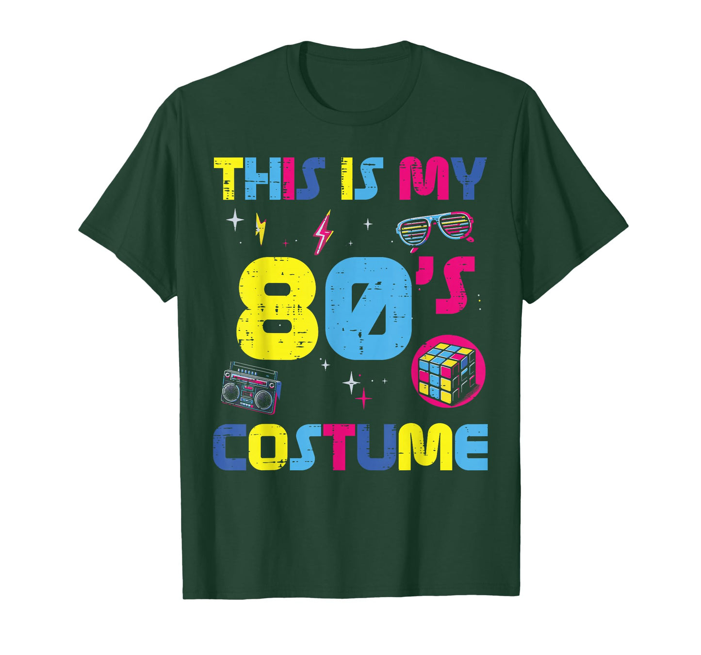 This is My 80s Costume Retro Men Women Kids T-Shirt
