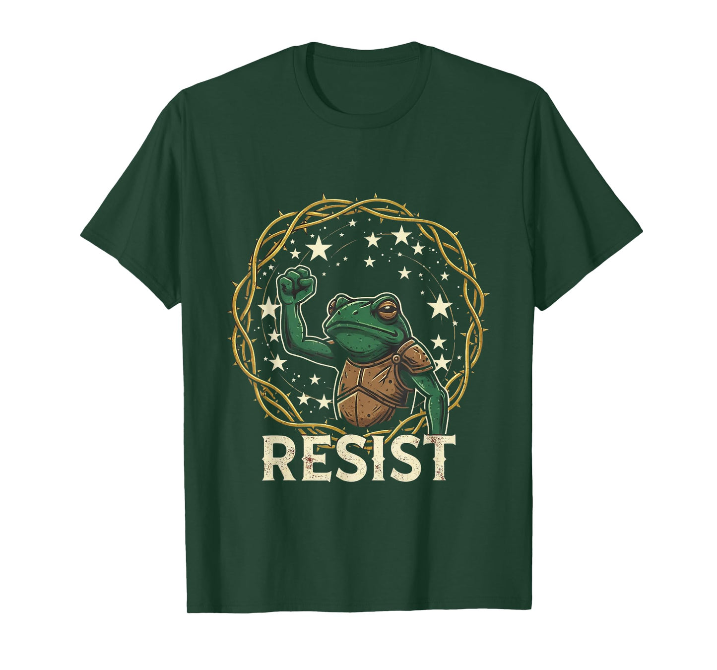 Portland Resist Frog Protest No Kings Day T-Shirt