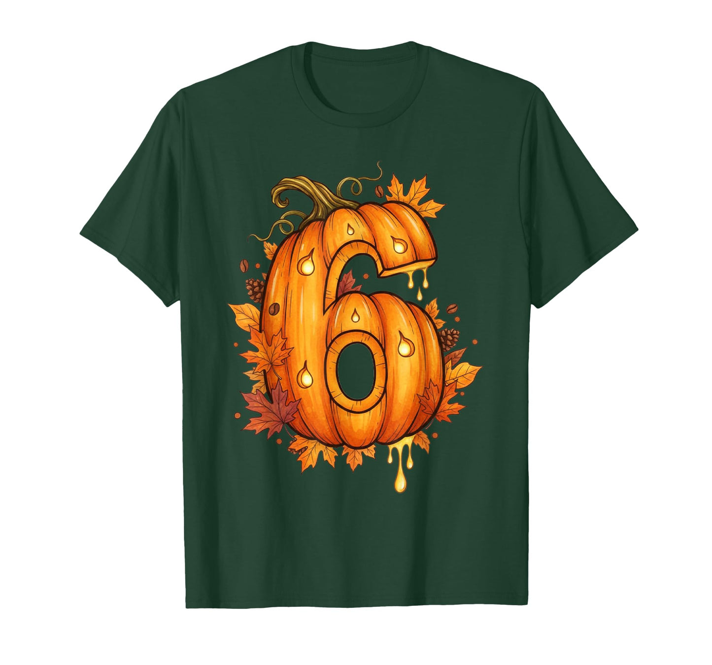 Six Seven Meme 6 7 Autumn Fall Pumpkin Spooky Costume Couple T-Shirt