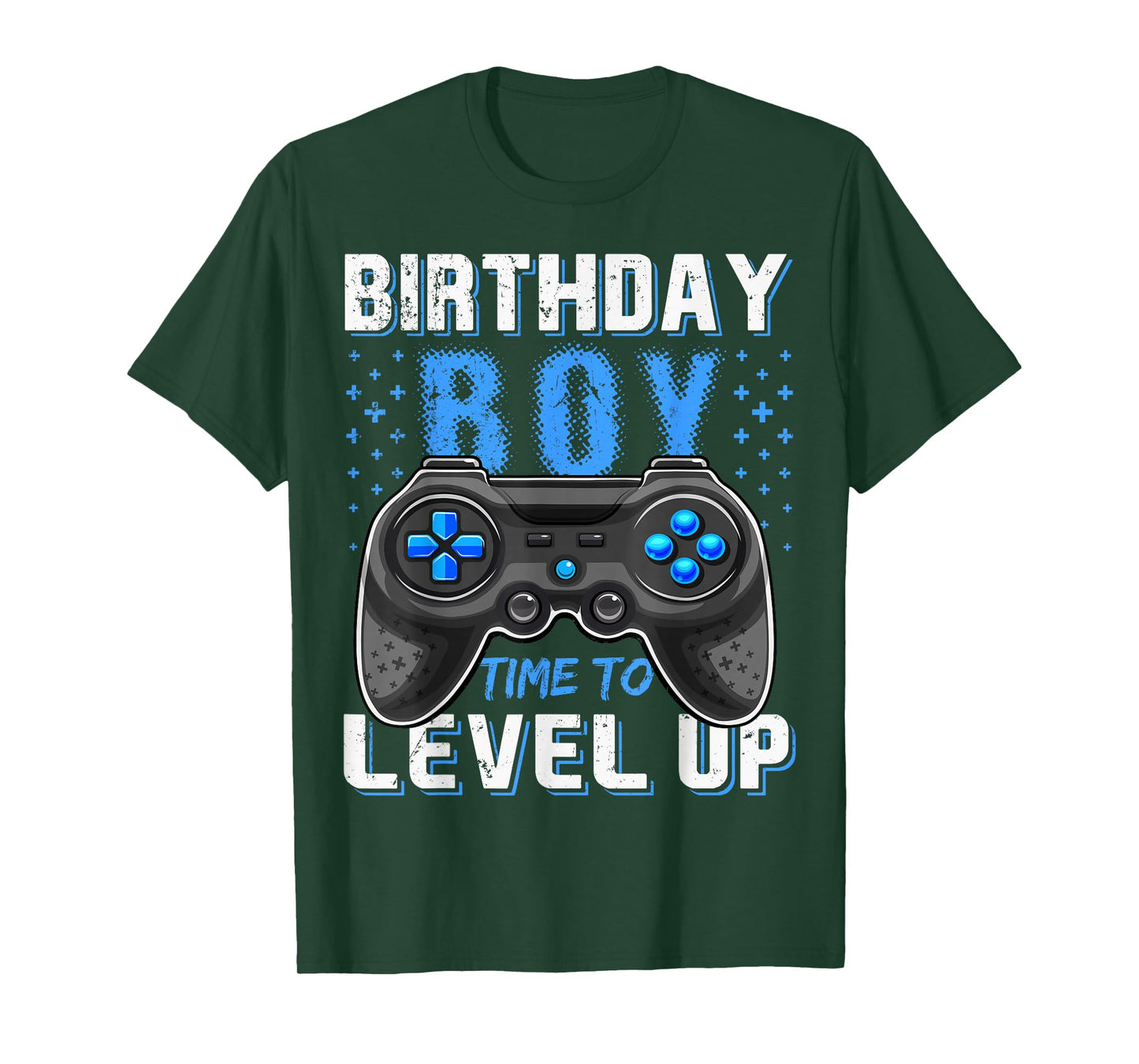 Level Up Birthday Boy Gamer T-Shirt - Classic Fit, Short Sleeve, Black