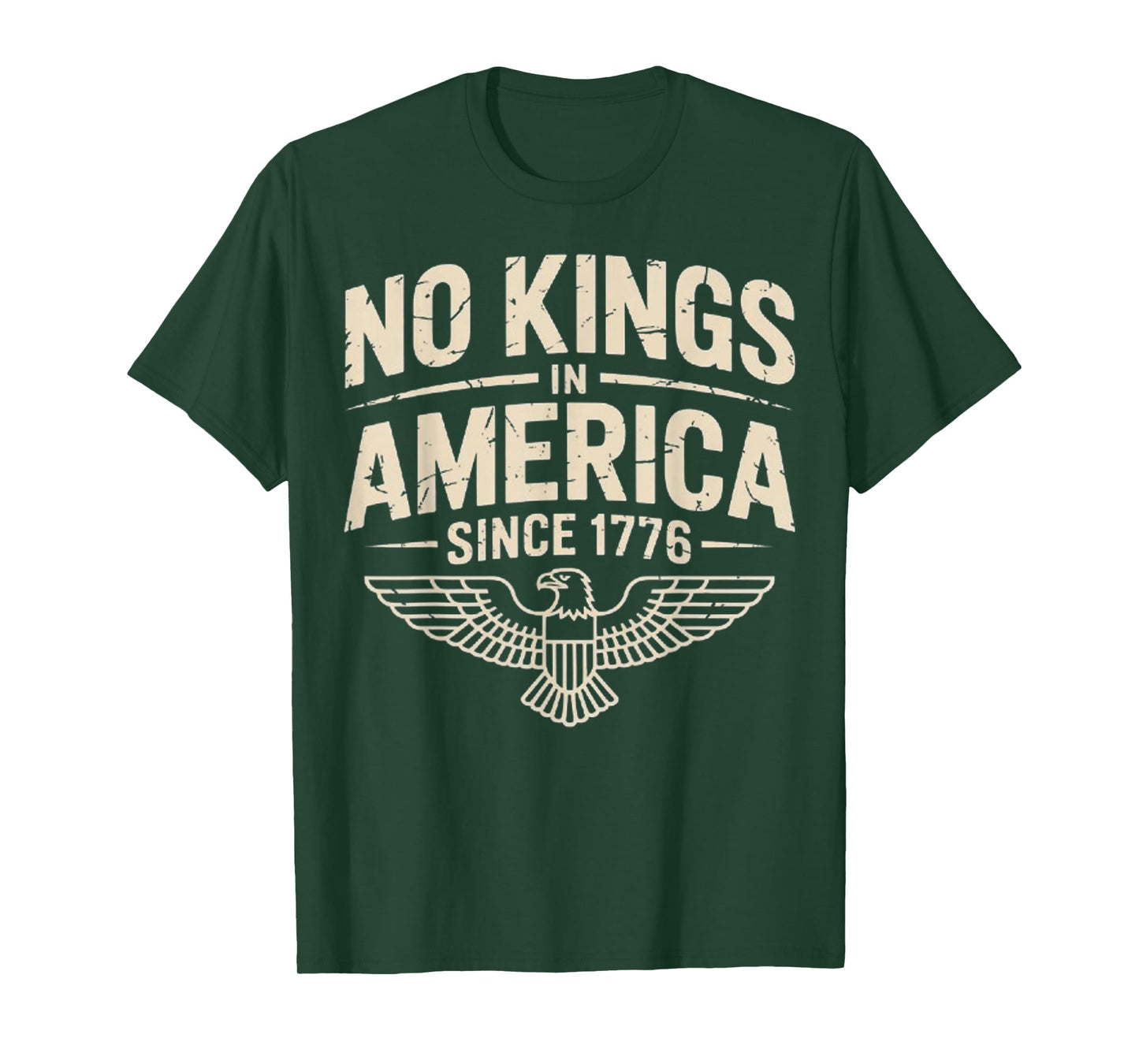 No Kings in America USA Since 1776 T-Shirt
