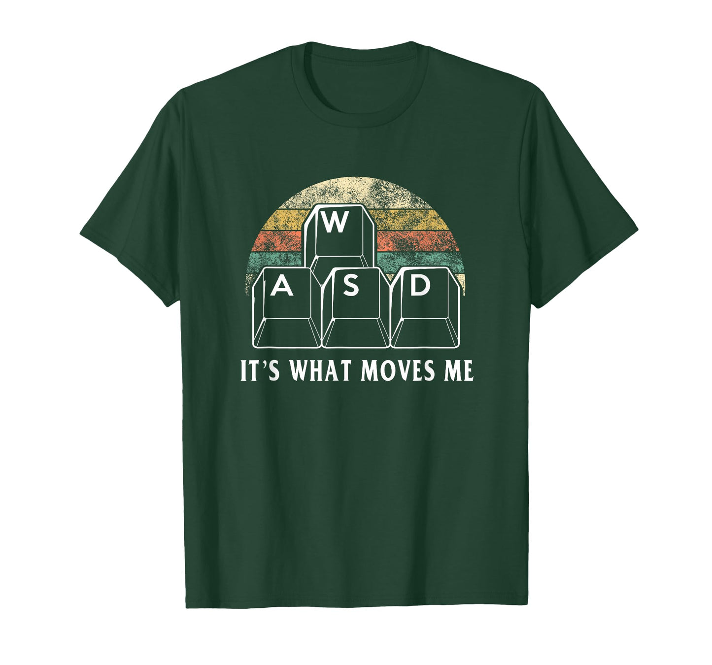 WASD It's What Moves Me - Funny PC Gamer Computer Nerd Gift T-Shirt