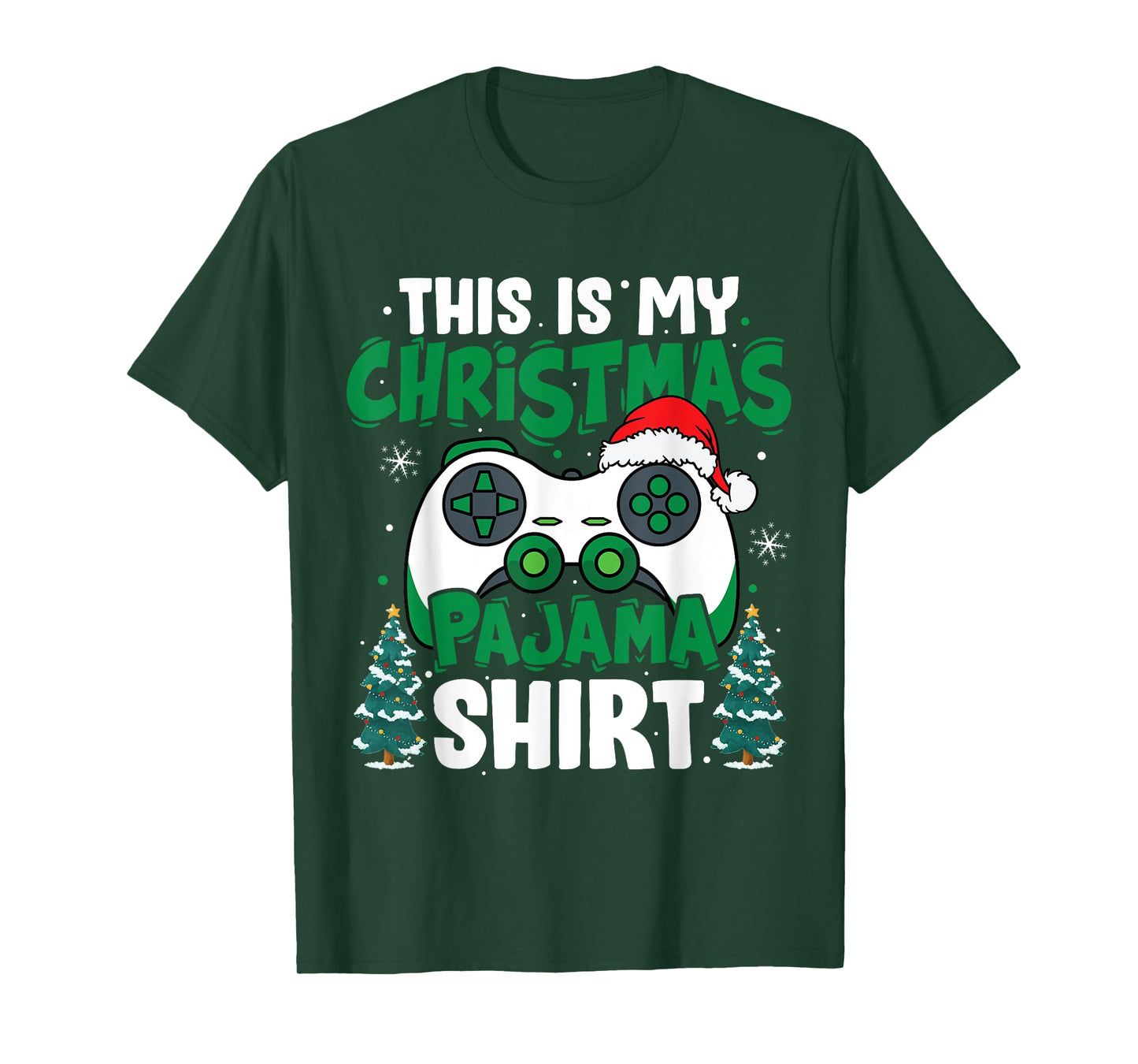 This Is My Christmas Pajama Video Game Gamer Boys Teens T-Shirt