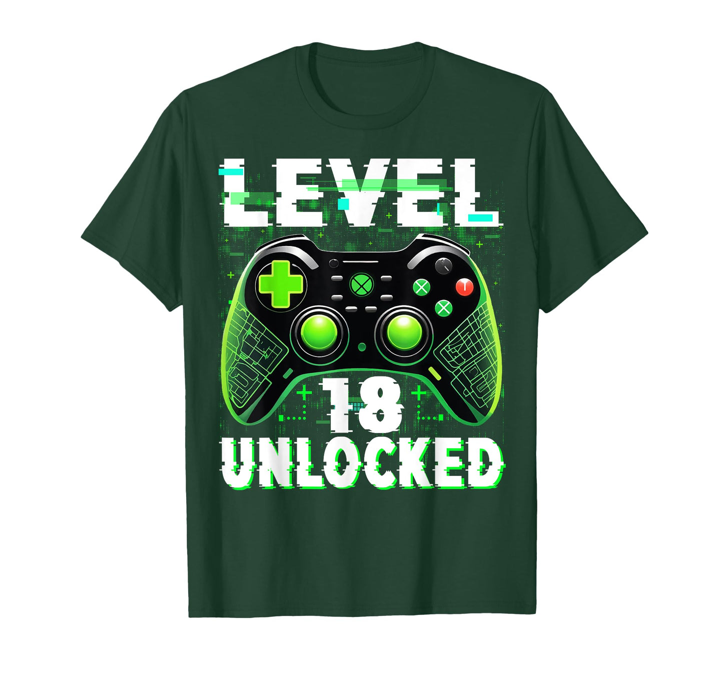 Level 18 Unlocked Shirt Funny Video Gamer Geek 18th Birthday T-Shirt