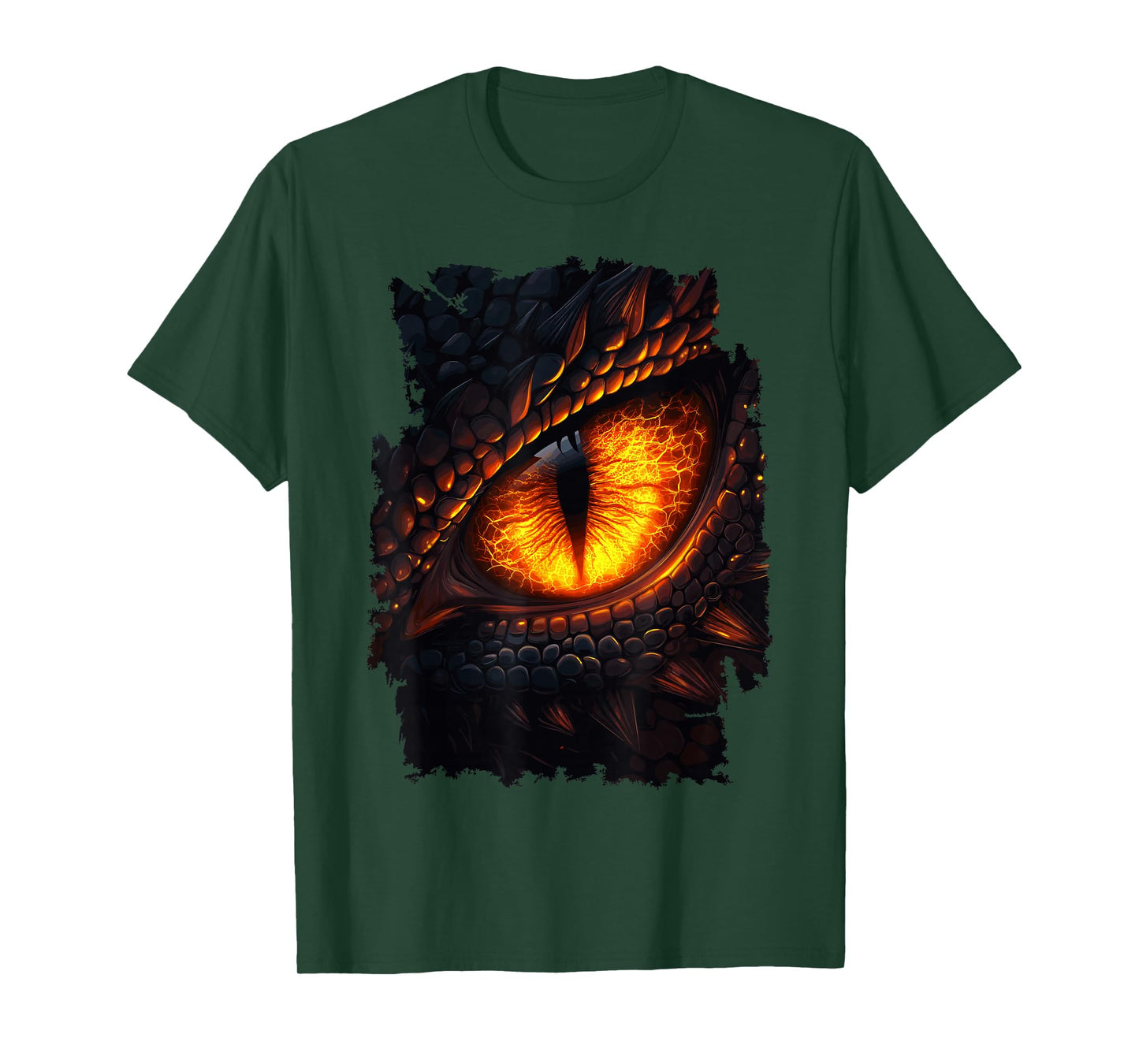 Fiery Dragon Eye with Scales T-Shirt