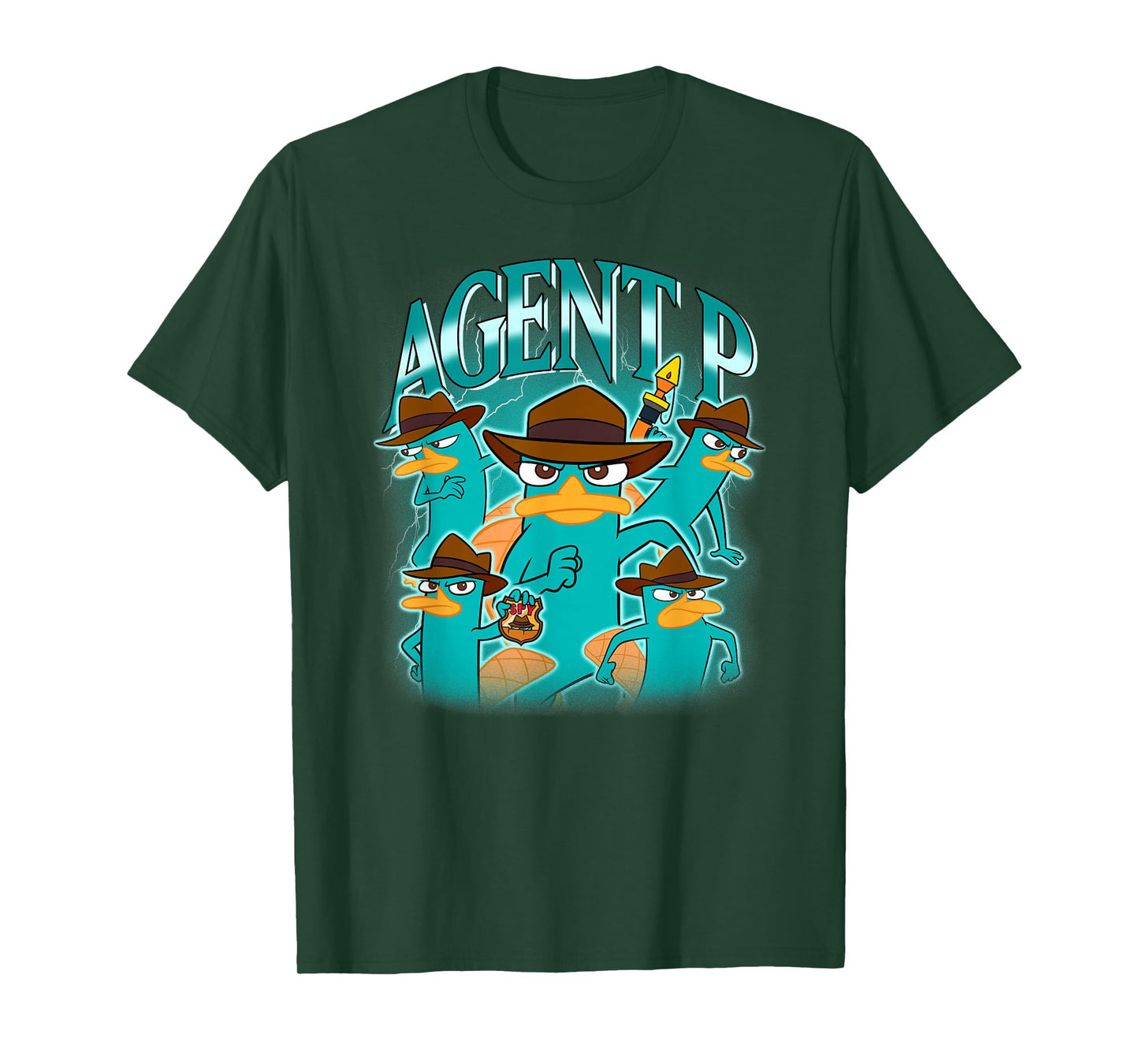 Disney Phineas And Ferb Agent P Multiple Poses Poster T-Shirt