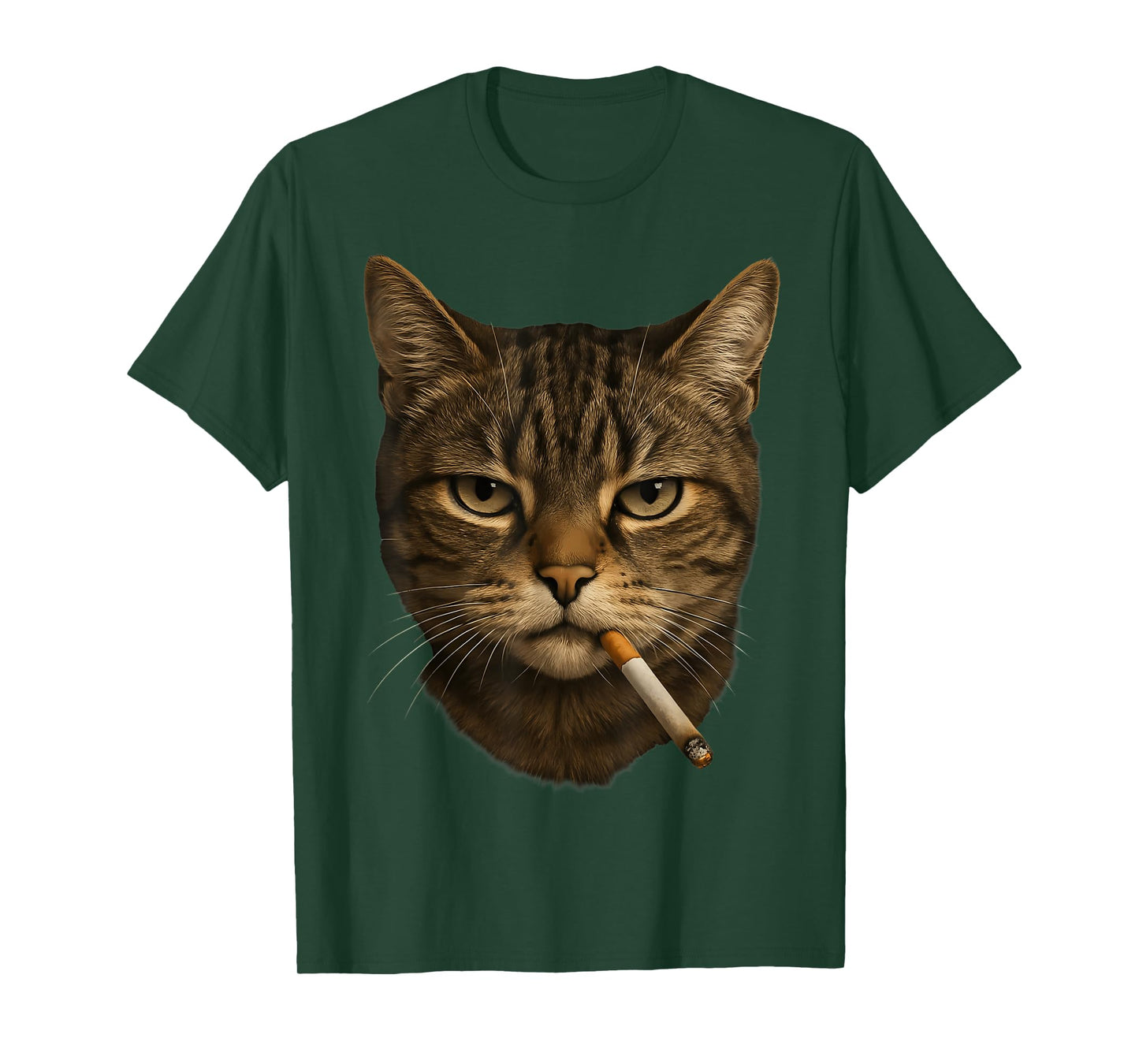 Funny Smoking Cat Cigarette Kitty Gen Z Meme Cat Lover 2025 T-Shirt