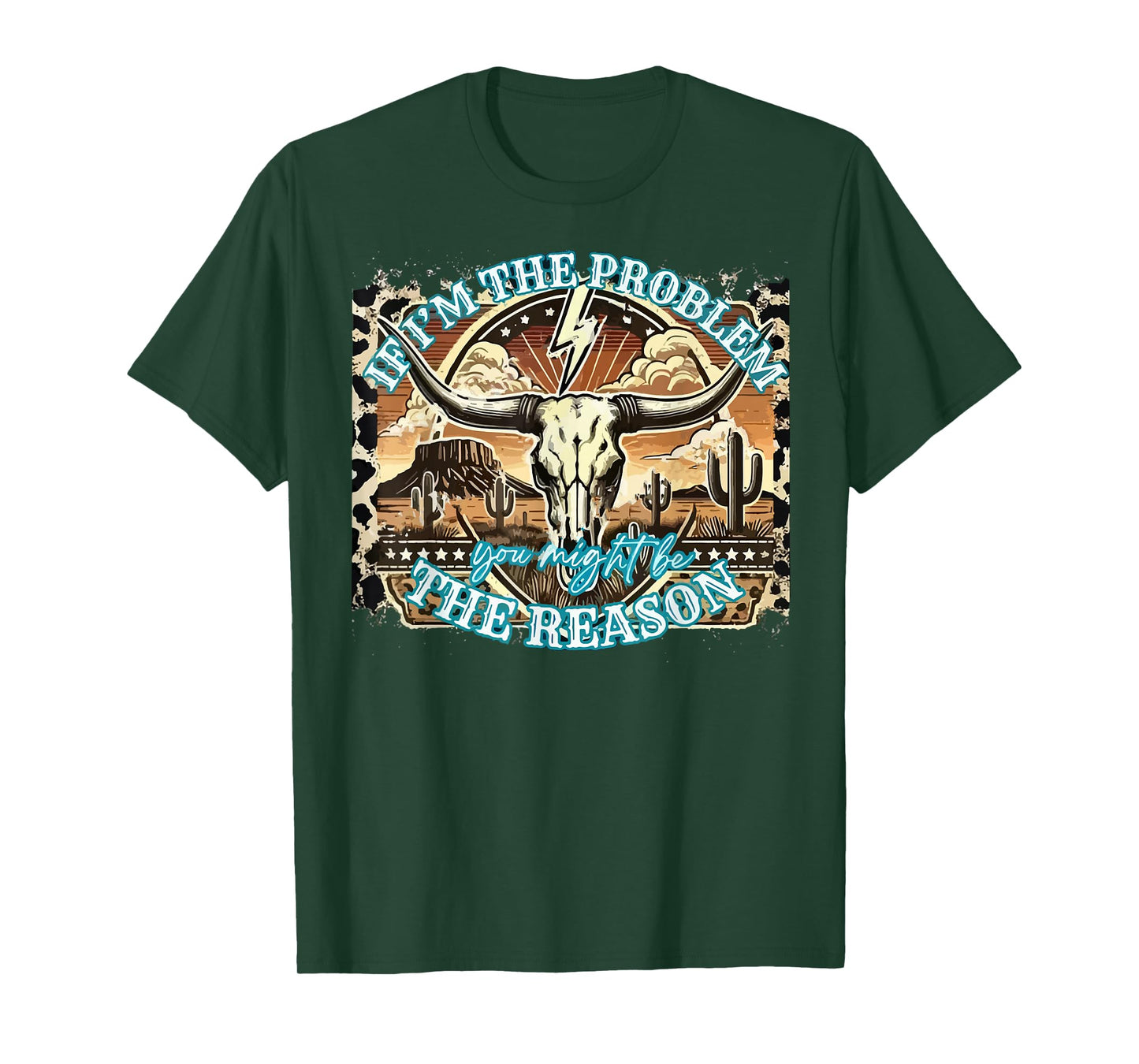If The Problem Vintage Then You Might Be The Reason Cowgirl T-Shirt