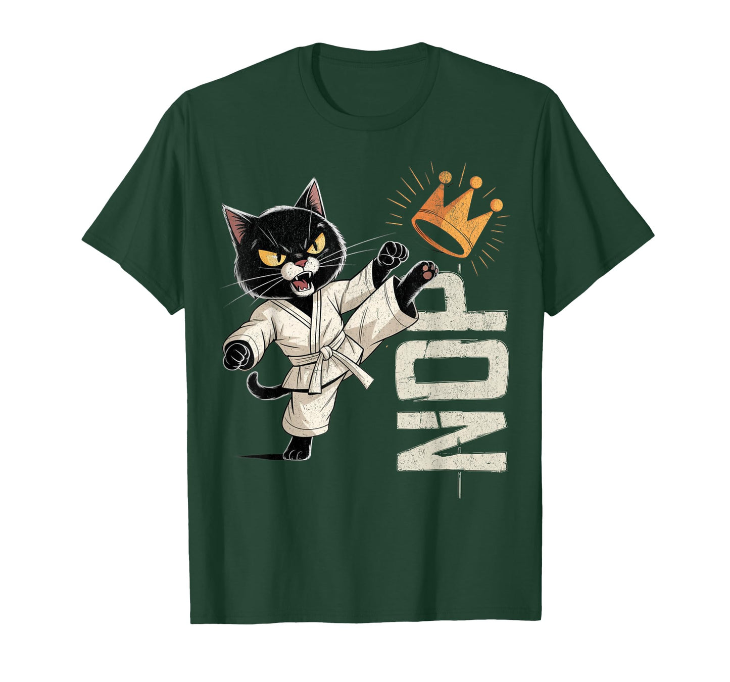 No Kings In America Funny Cat USA Protest Save Democracy T-Shirt