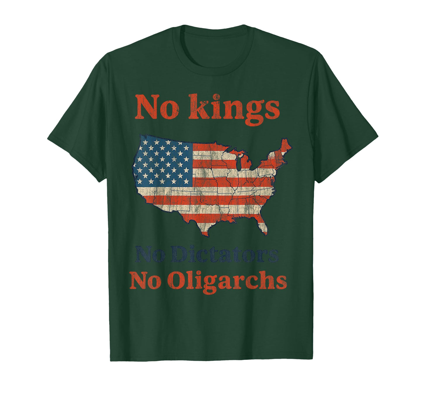 No Kings No Dictators No Oligarchs Anti Oligarchy Resist T-Shirt
