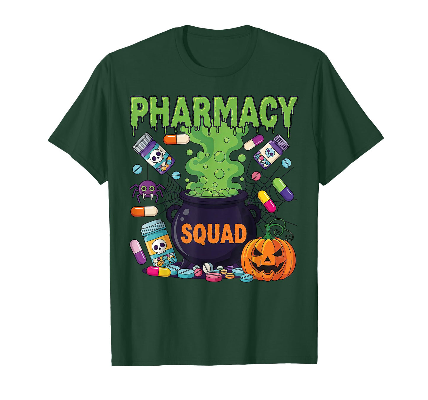 Funny Pharmacy Squad Halloween Matching Trick or Treat T-Shirt