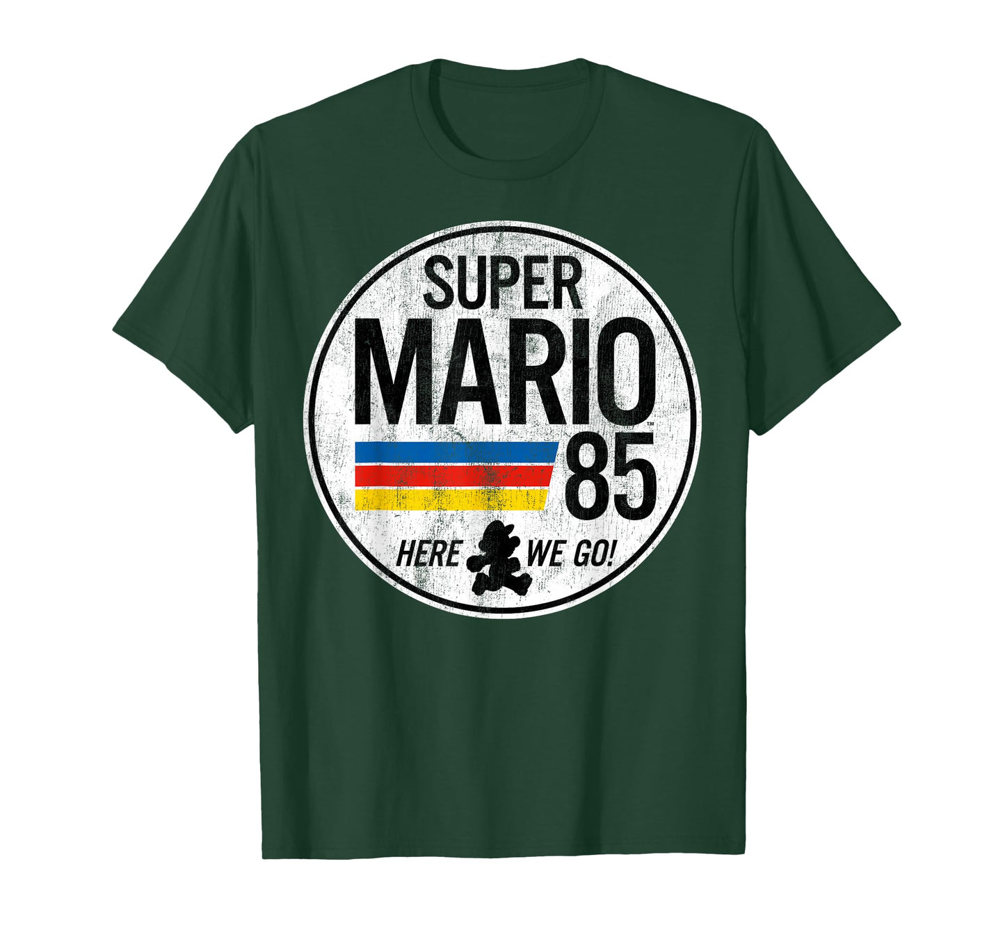 Nintendo Super Mario Here We Go '85 Retro Vintage T-Shirt T-Shirt