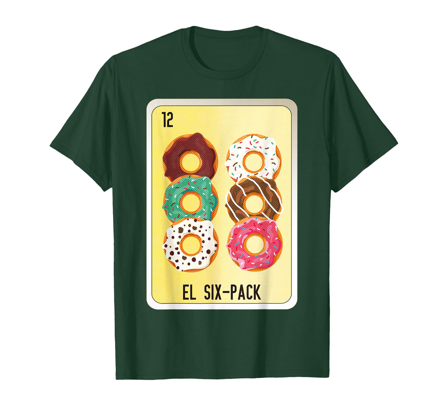El Six-Pack Mexican Slang Chicano Bingo Cards T-Shirt