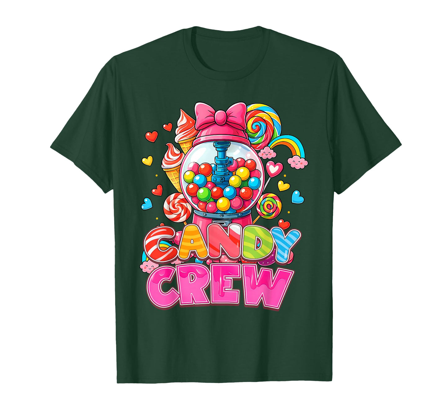 Candy Crew Candy Costume Women Candy Land Kids Sweetie T-Shirt
