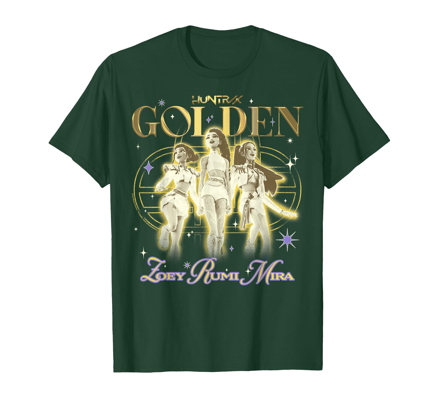 Kpop Demon Hunters Halloween Huntrix Golden Zoey Rumi Mira T-Shirt