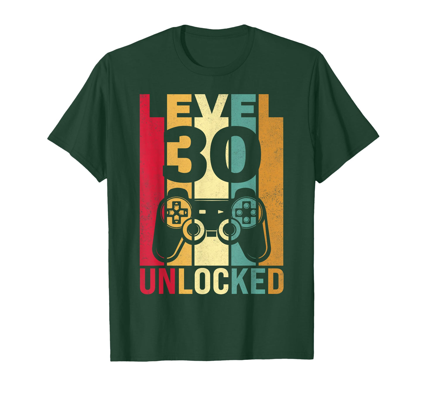 Funny Level 30 Unlocked Him Men BDay Turning 30th Birthday T-Shirt