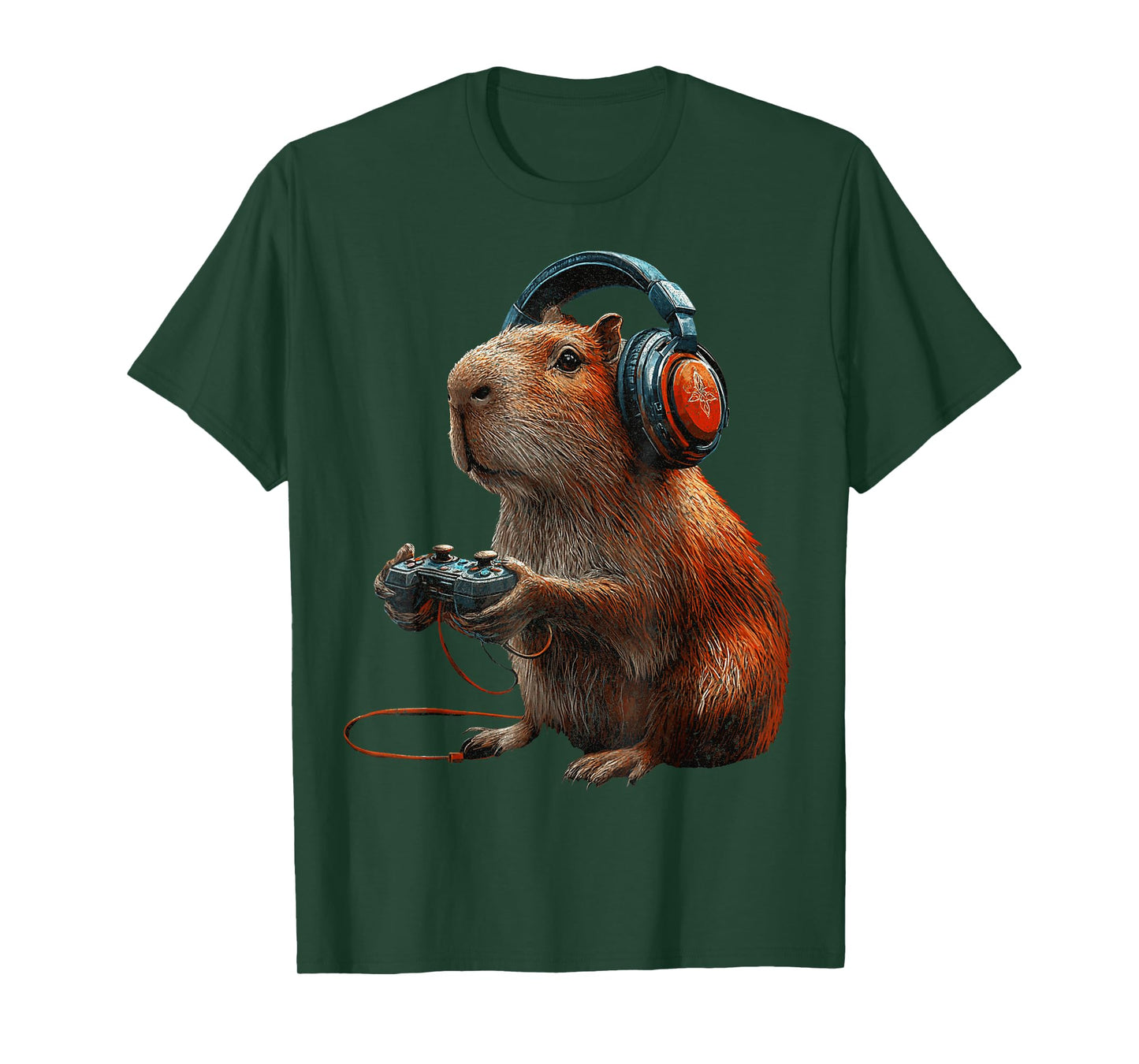 Funny Graphic Capybara Video Games for Gamer T-Shirt