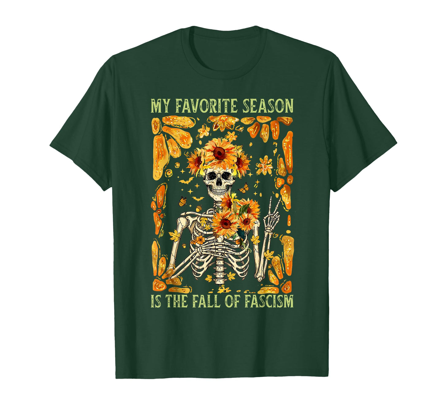 My Favorite Season is The Fall of Fascism Halloween Costume T-Shirt