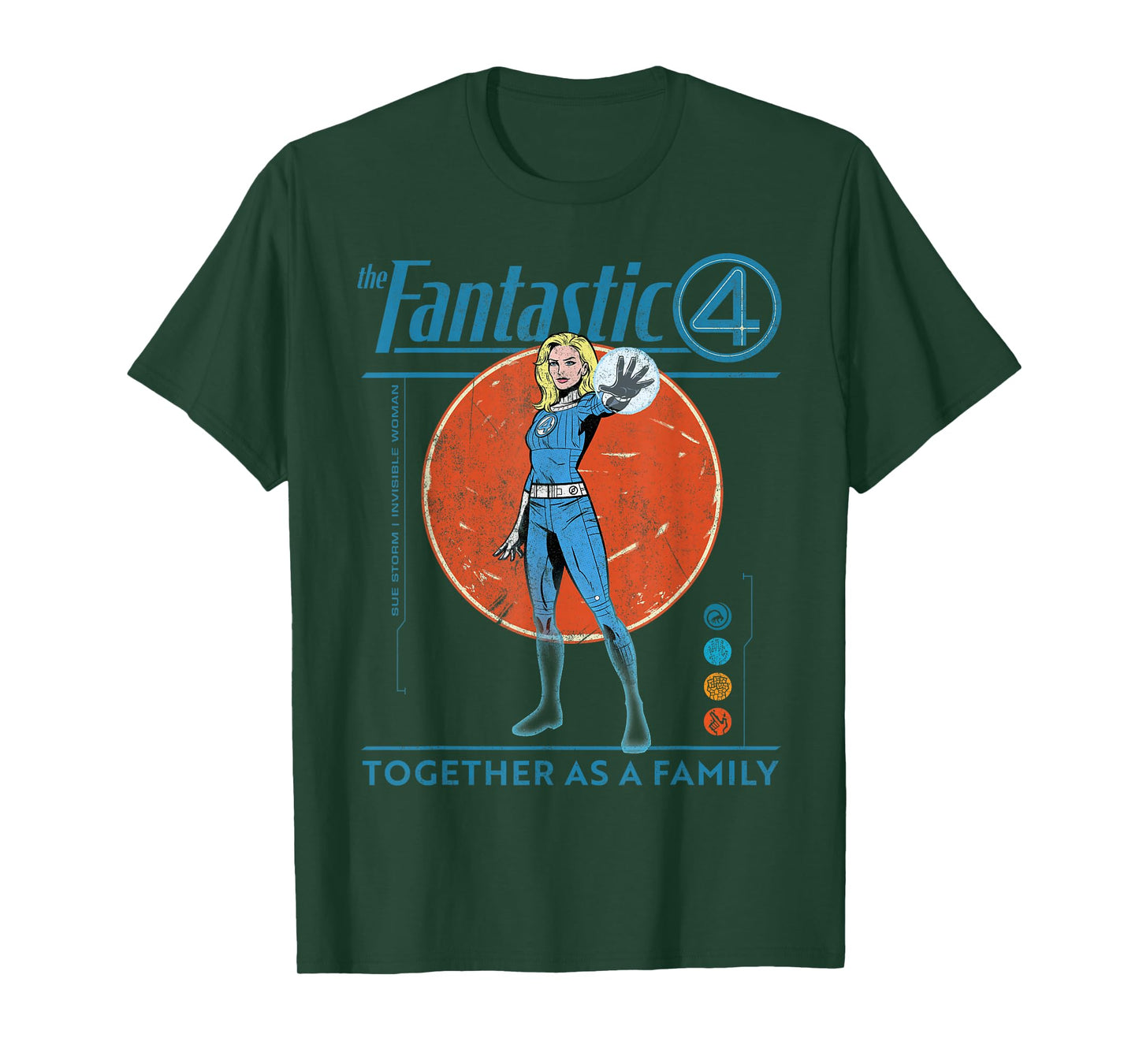 Marvel Fantastic Four: First Steps The Invisible Woman Retro T-Shirt