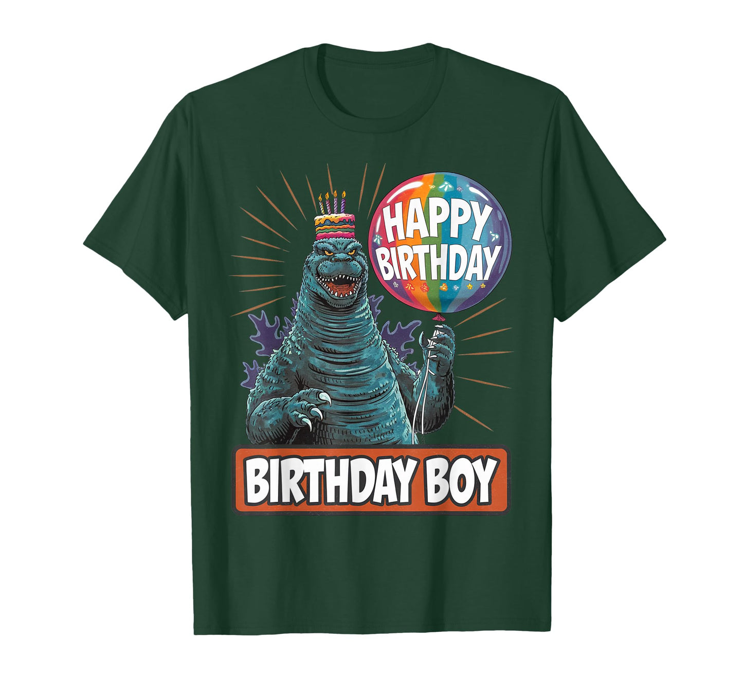 Kaiju Birthday Boy Fun Monster Movie Party Decoration Gifts T-Shirt