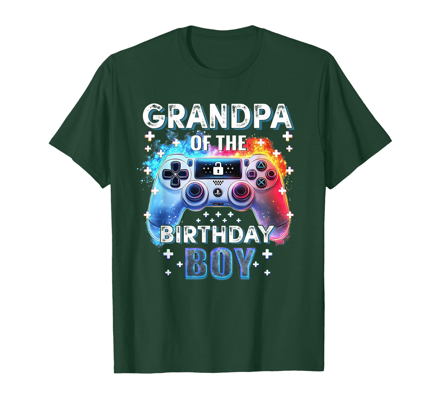 Grandpa of the Birthday Boy Video Gamer Birthday T-Shirt