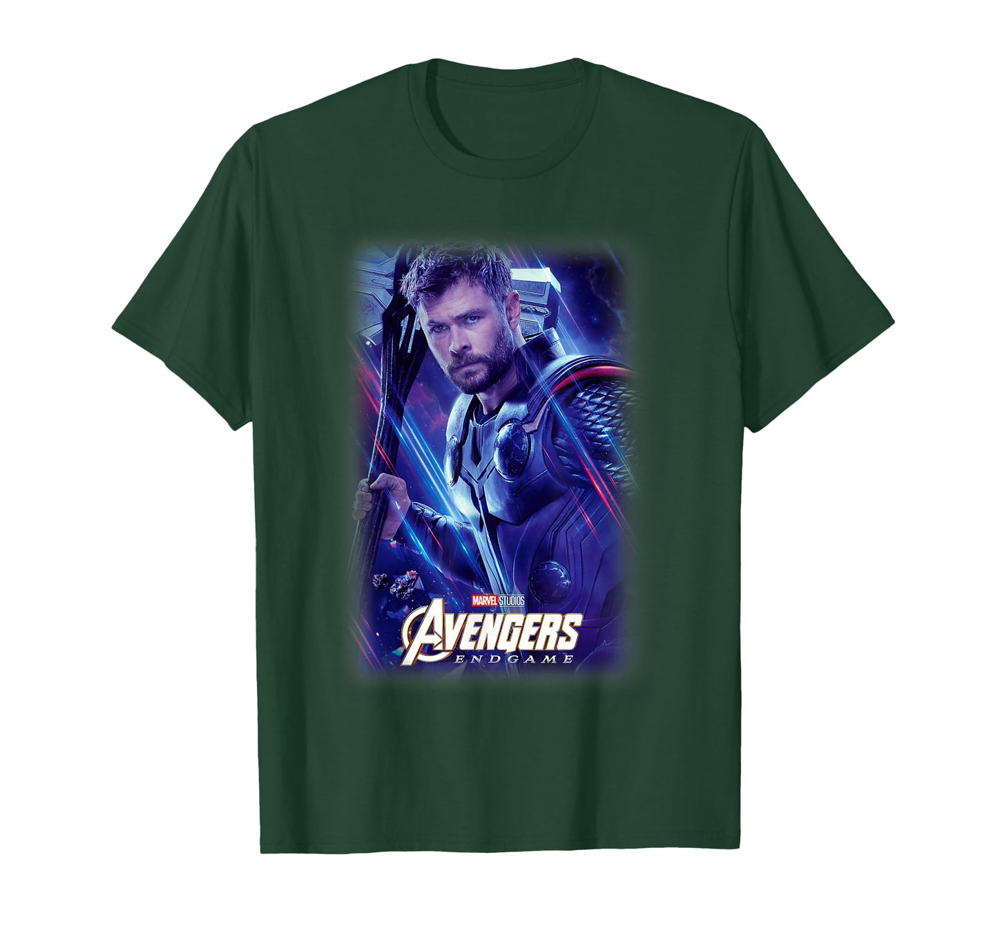 Marvel Avengers Endgame Thor Galactic Poster T-Shirt