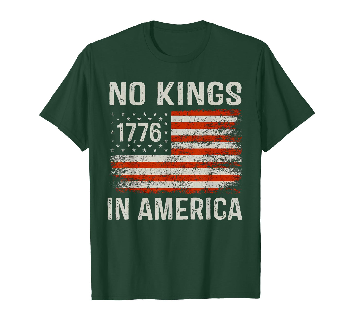 No Kings In America Since 1776 Patriotic USA 4th Of July T-Shirt