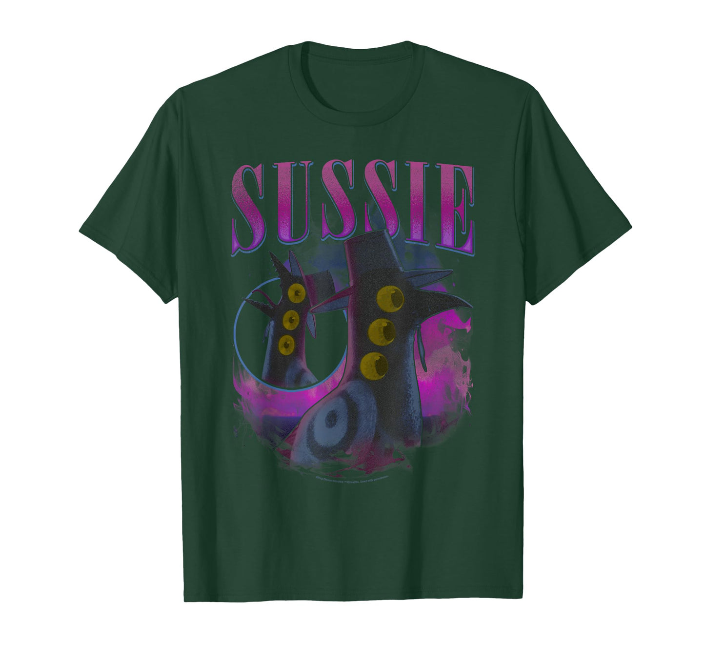 Kpop Demon Hunters Halloween Sussie Y2K Distressed Poster T-Shirt