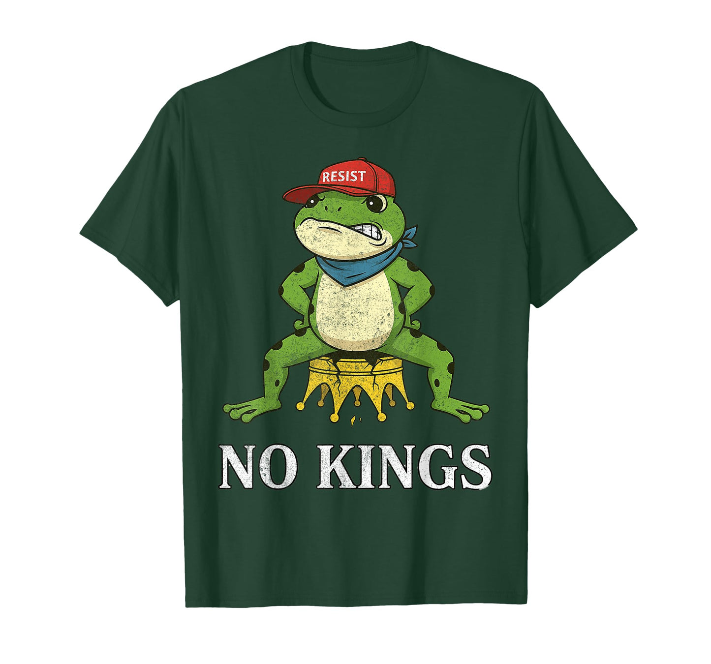 Freedom Portland Frog Resist No Kings T-Shirt