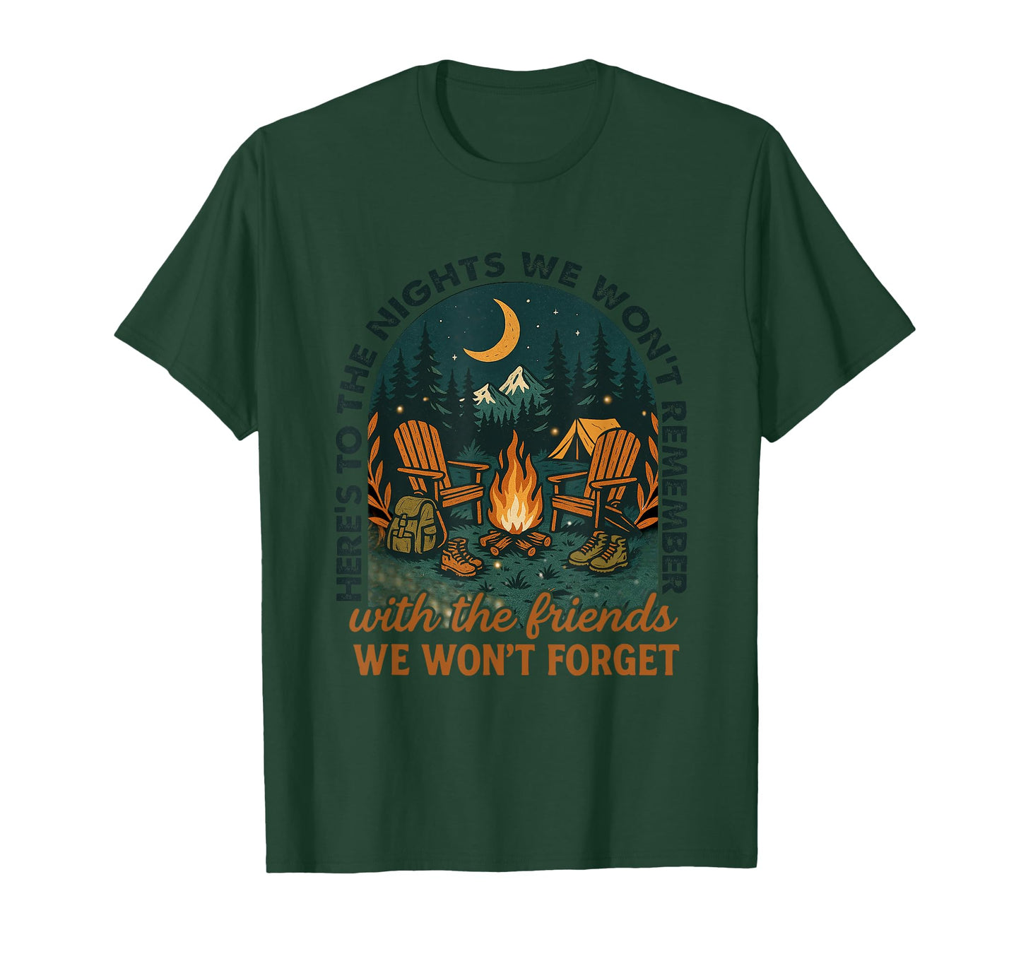 Here's To The Nights We Won't Remember Friends T-Shirt