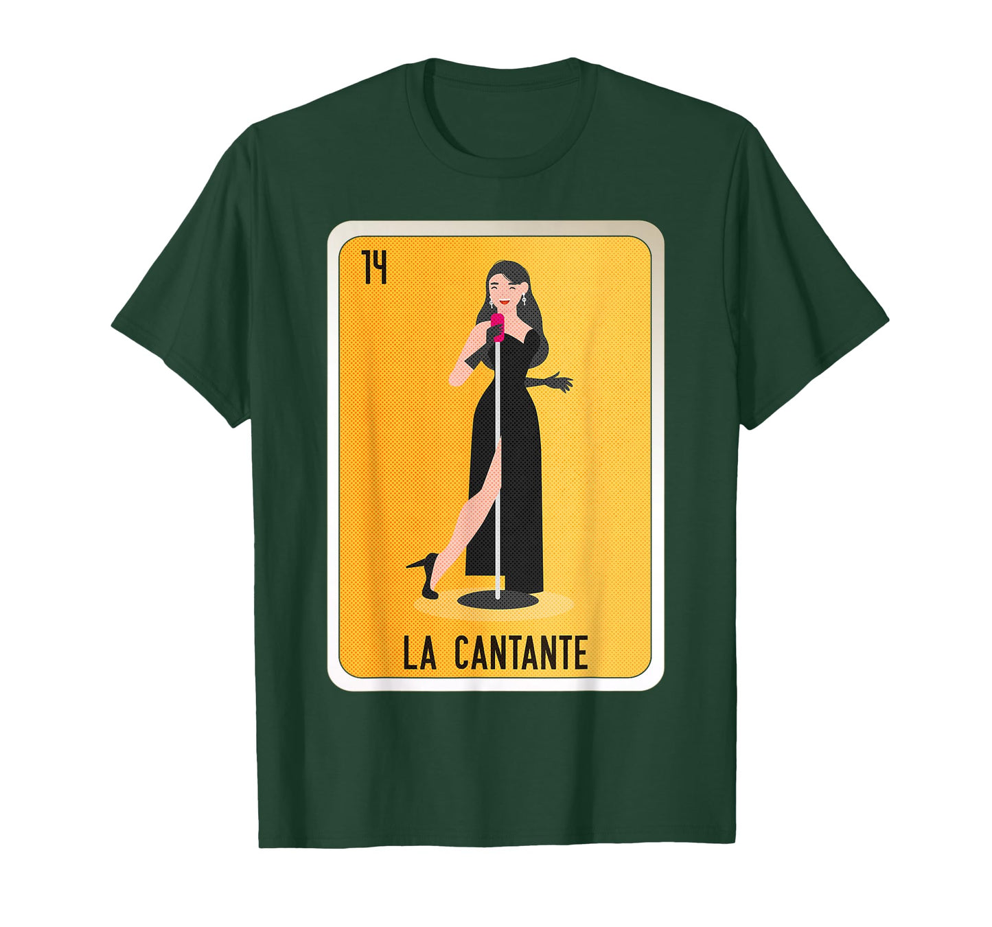 La Cantante Mexican Slang Chicano Bingo Cards T-Shirt