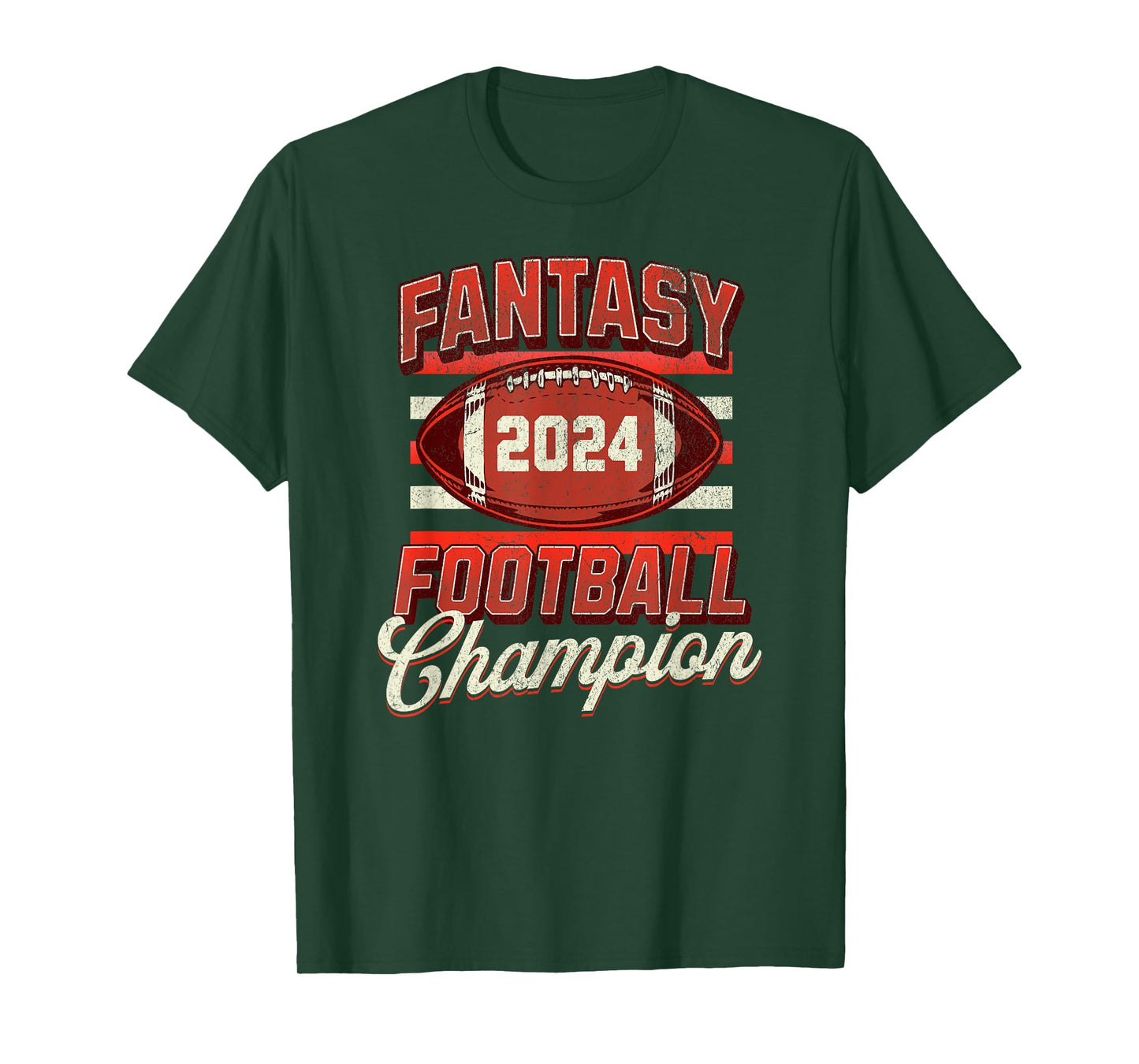 Fantasy League Champ 2024 Winner Fantasy Football Champion T-Shirt