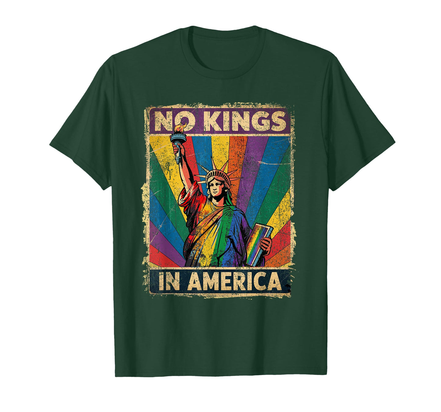 No Kings in America Funny LGBTQ T-Shirt