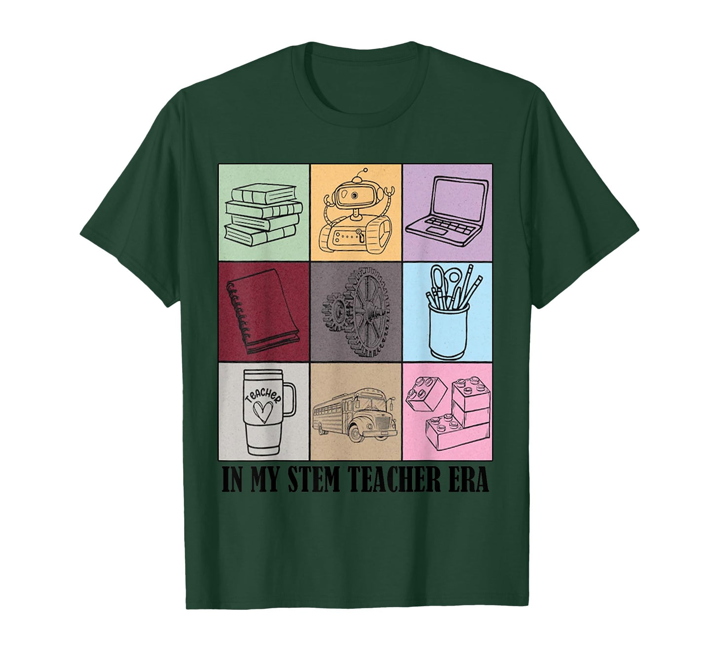 funny STEM Teacher Quote In My STEM Teacher Era Cool Teacher T-Shirt