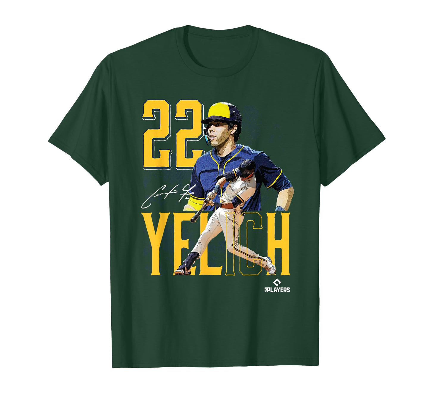 Christian Yelich | Milwaukee baseball | Players | MLBYCN3003 T-Shirt